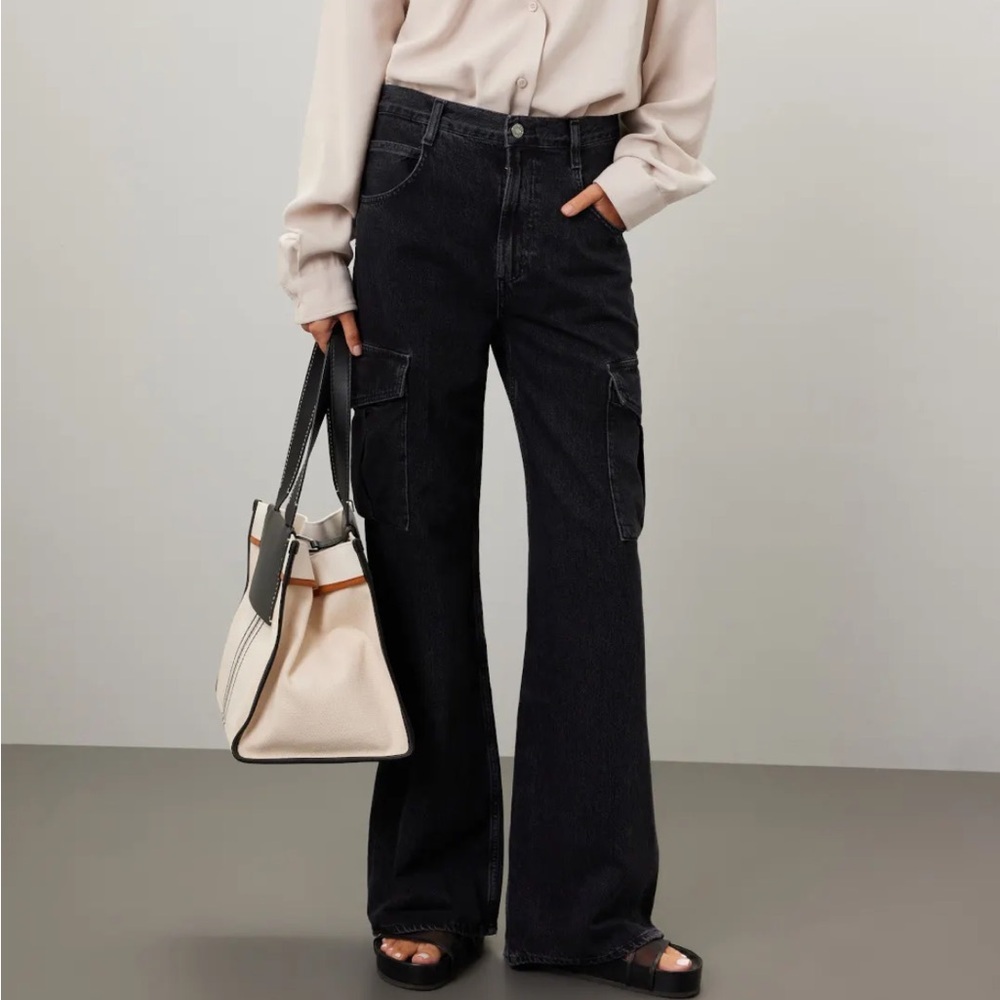 Agolde Minka Wide Leg High Rise Cargo Jeans - Size 33